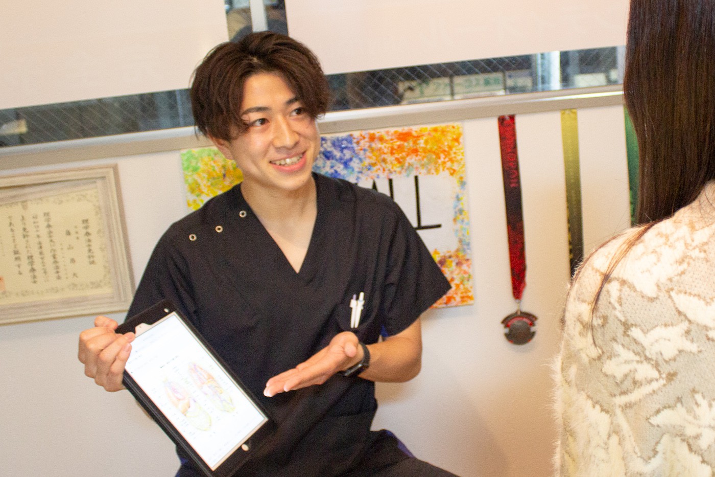 整体院の診療風景